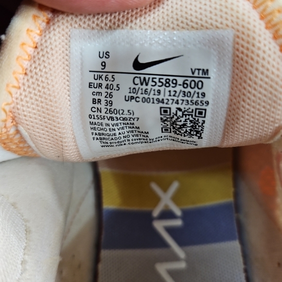 Nike Air Max 270 Washed Coral & White - WMN. SIZE 9 (7.5 MEN) CW5589 600 CLEAN - Picture 13 of 15